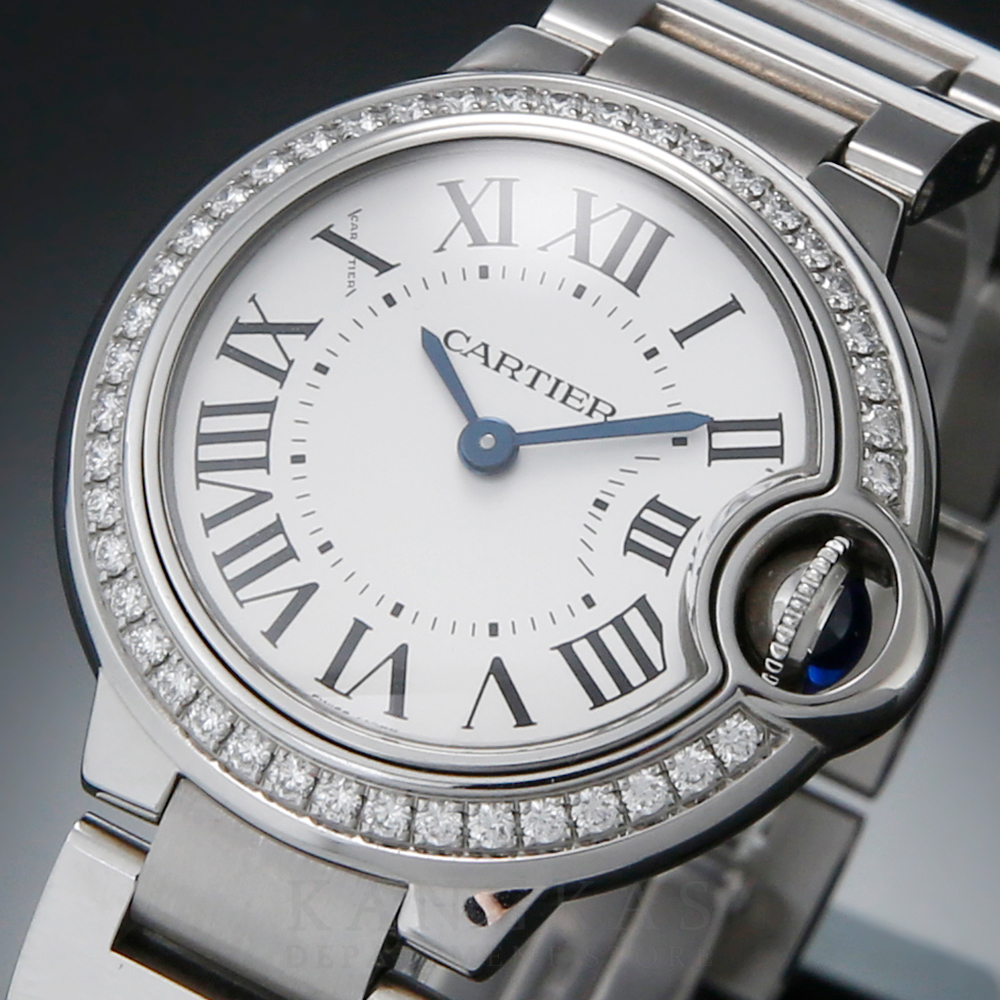 CARTIER(USED)까르띠에 발롱블루28 다이아베젤