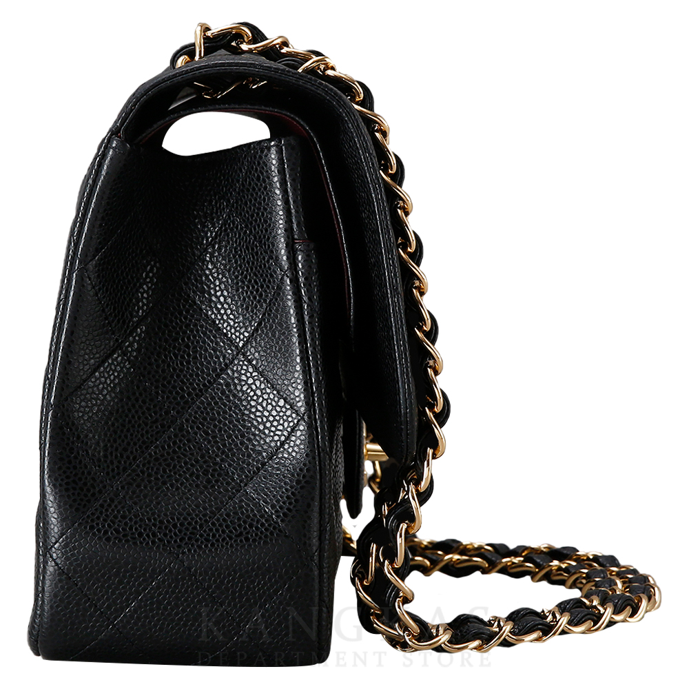 CHANEL(USED)샤넬 캐비어 클래식 점보 금장