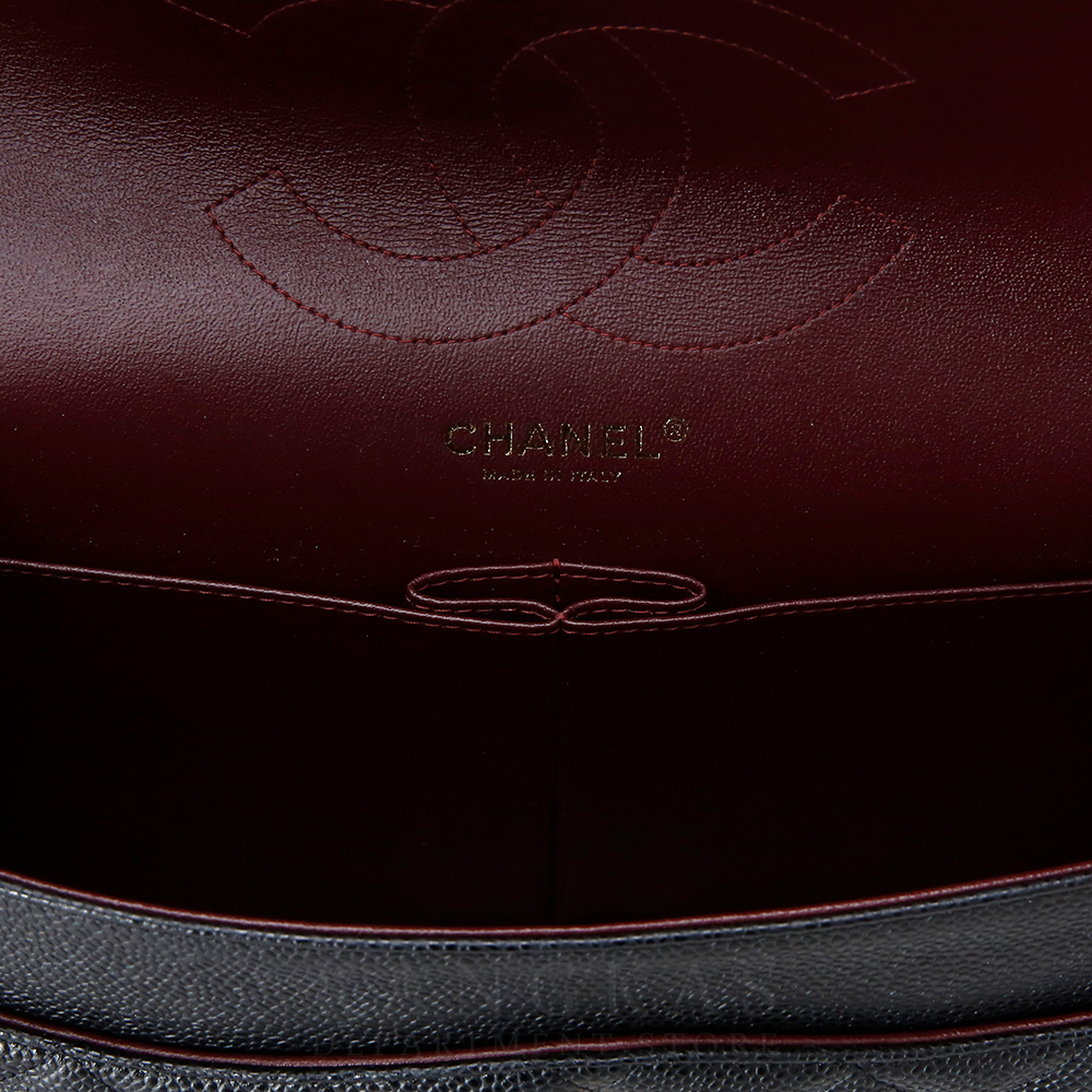 CHANEL(USED)샤넬 캐비어 클래식 점보 금장