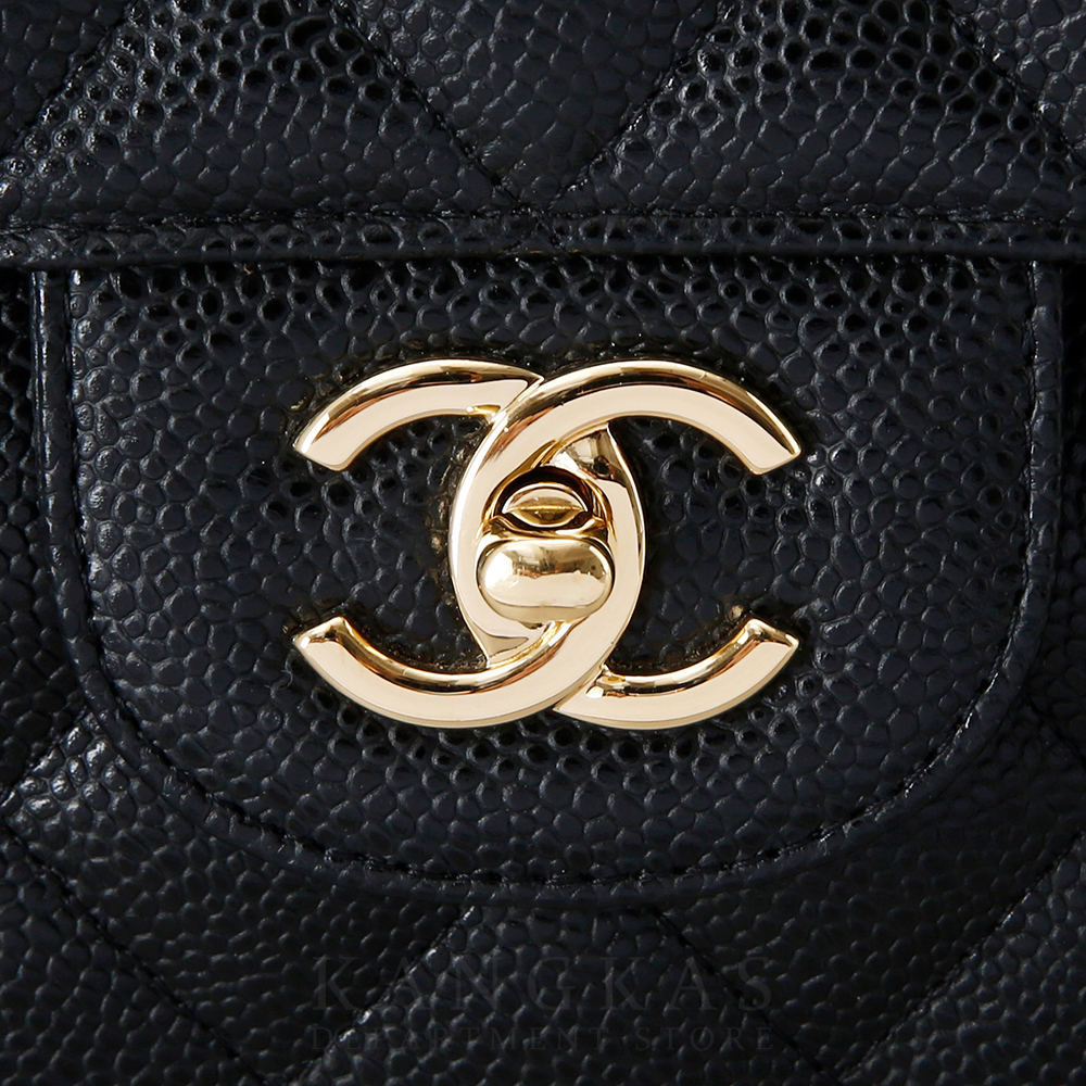 CHANEL(USED)샤넬 캐비어 클래식 점보 금장