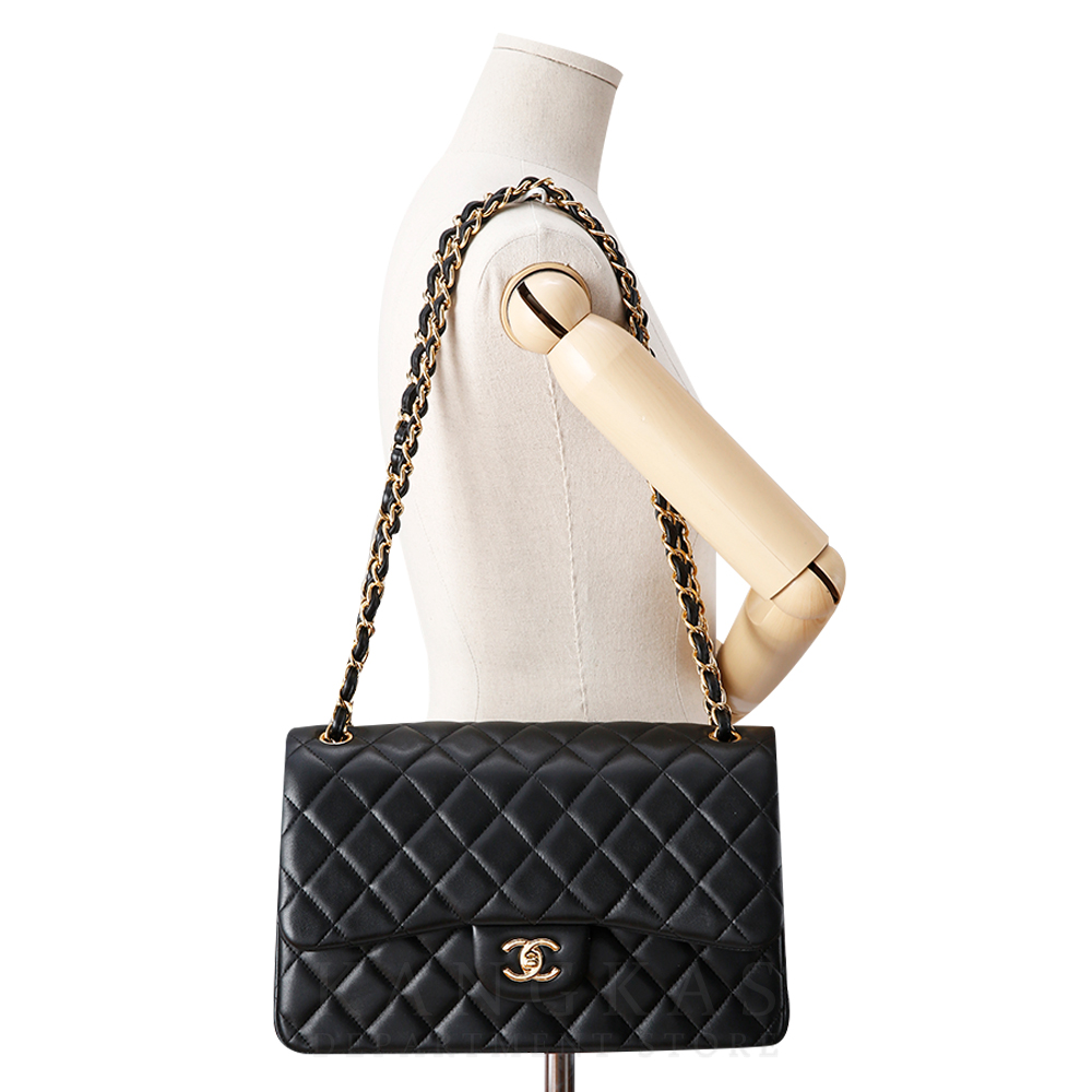 CHANEL(USED)샤넬 클래식 램스킨 점보