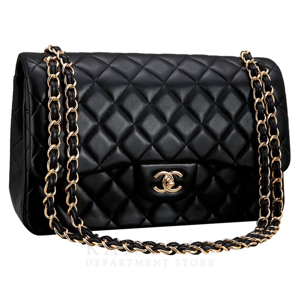 CHANEL(USED)샤넬 클래식 램스킨 점보