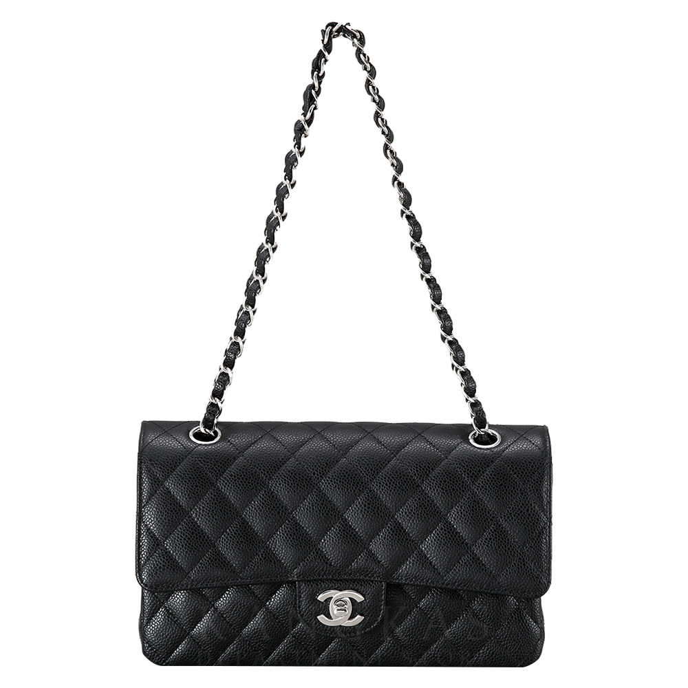 CHANEL(USED)샤넬 클래식 캐비어 미듐