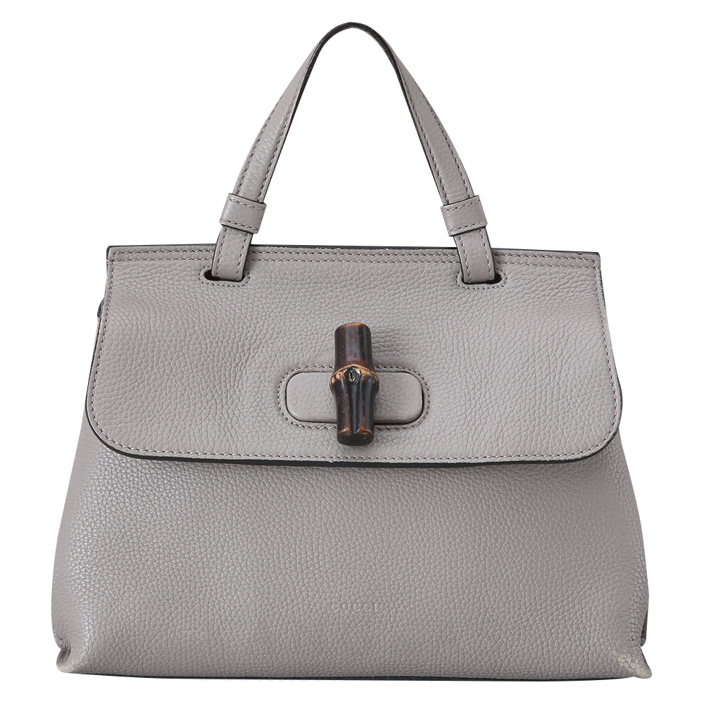 GUCCI(USED)구찌 뱀부 탑 핸들백