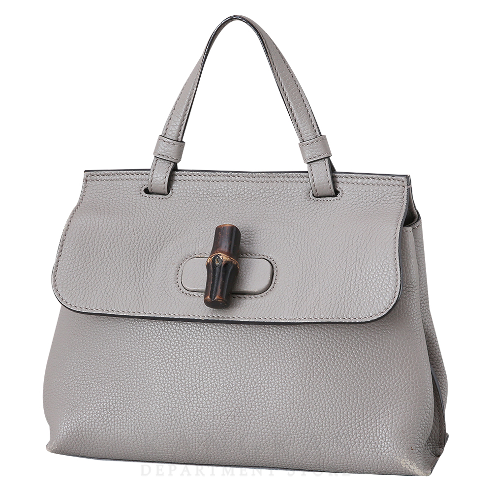GUCCI(USED)구찌 뱀부 탑 핸들백