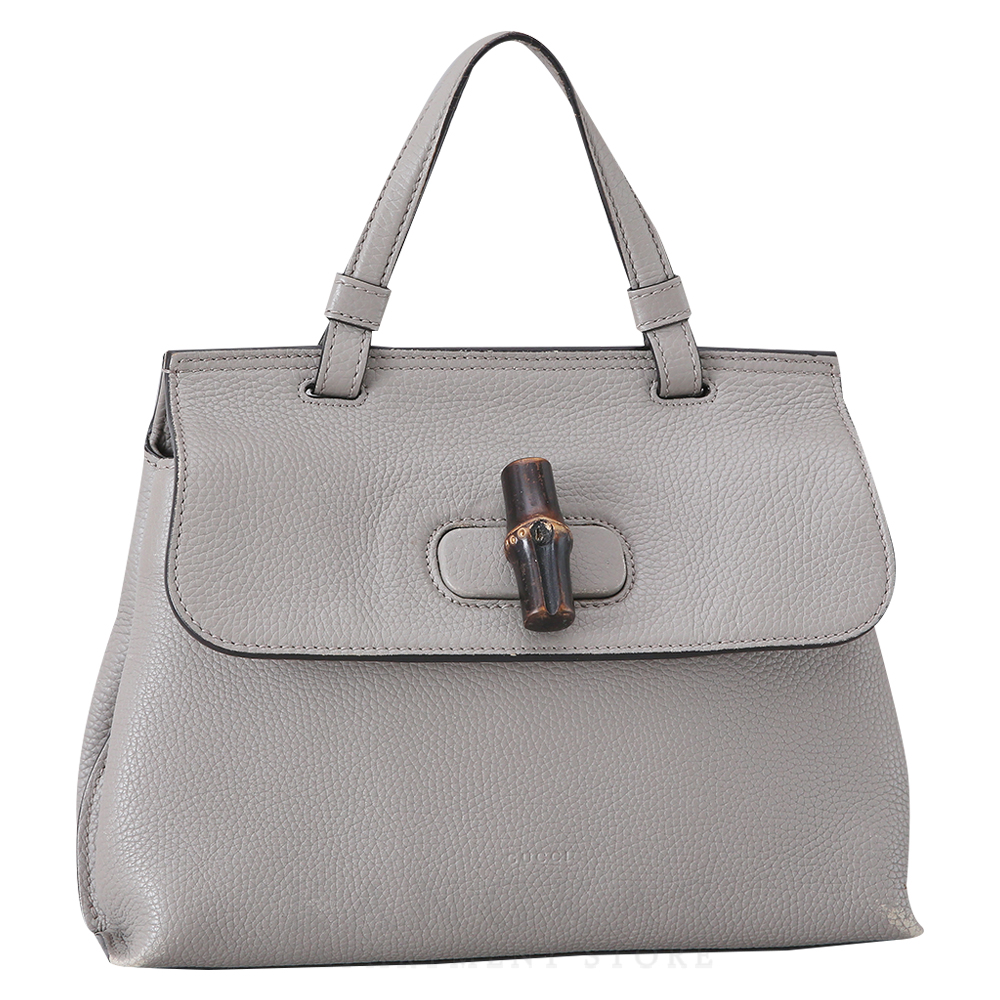 GUCCI(USED)구찌 뱀부 탑 핸들백