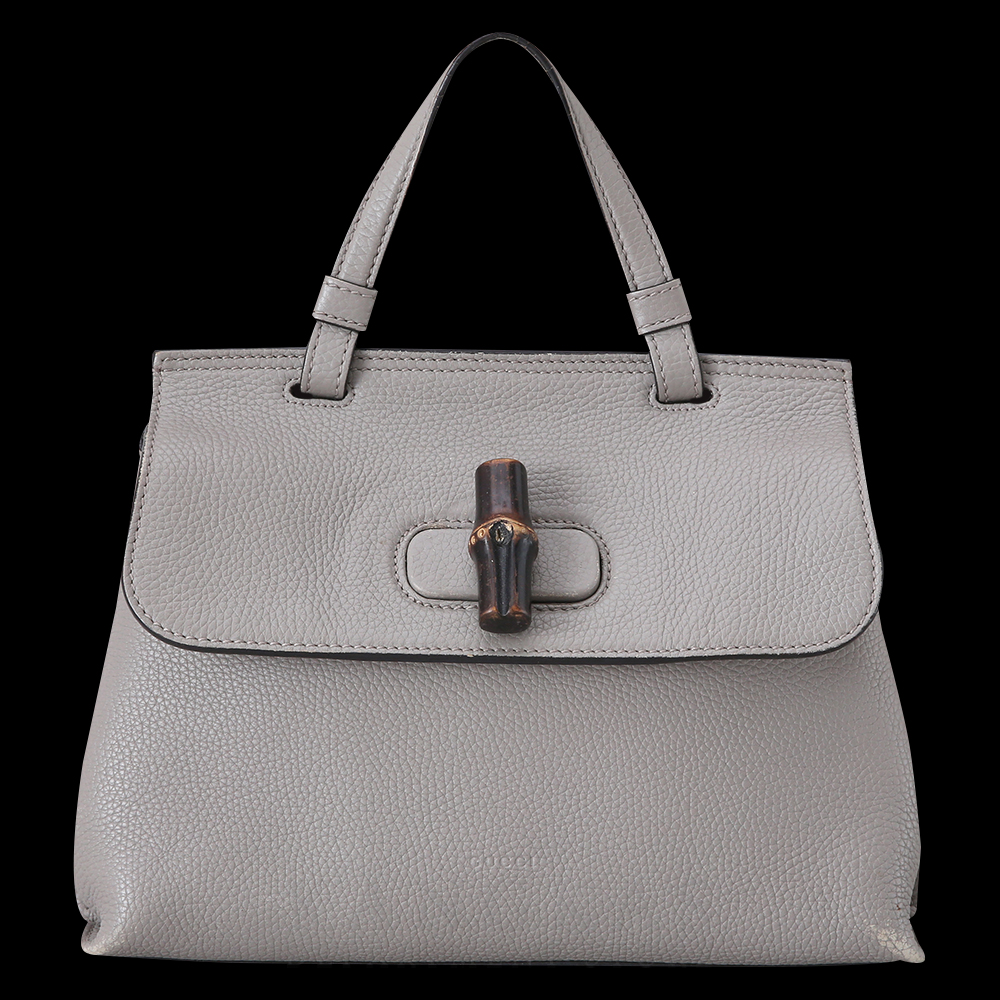 GUCCI(USED)구찌 뱀부 탑 핸들백