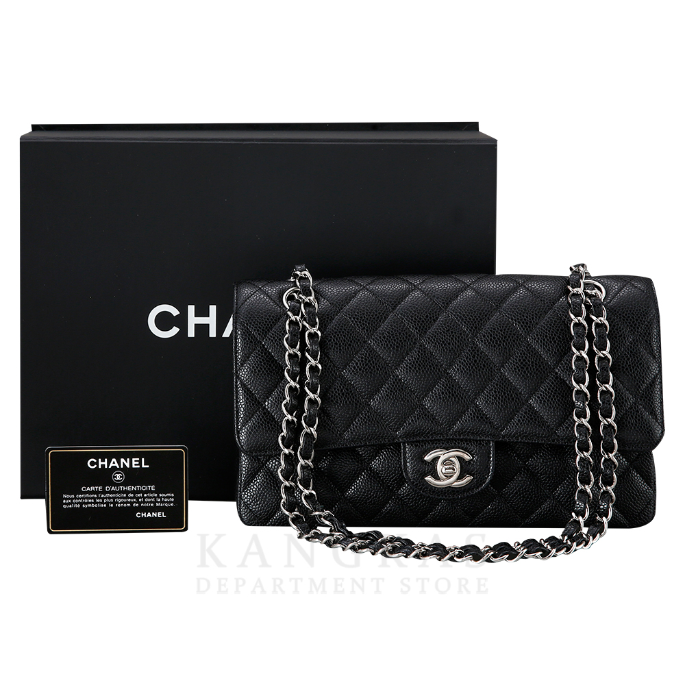 CHANEL(USED)샤넬 클래식 캐비어 미듐