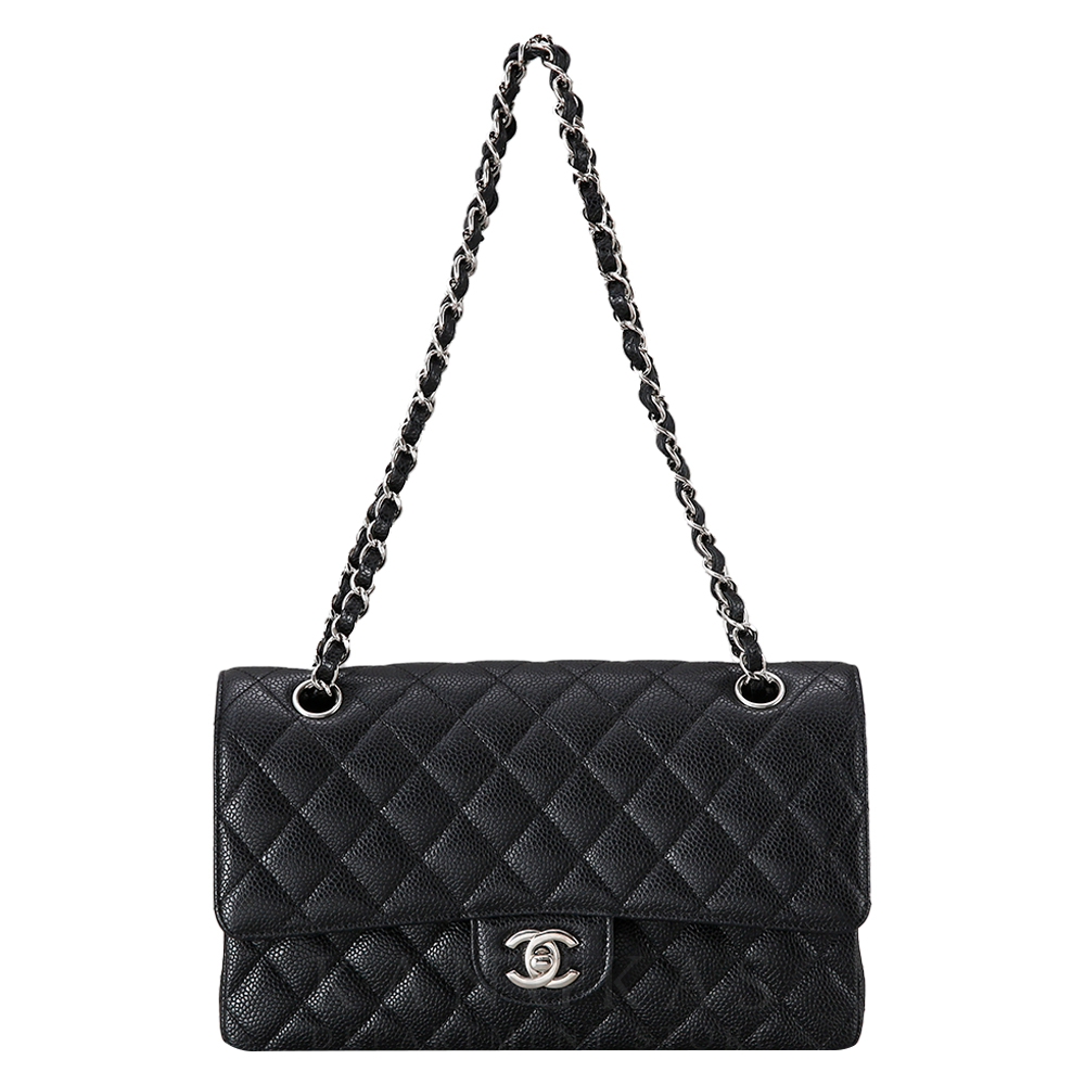 CHANEL(USED)샤넬 클래식 캐비어 미듐