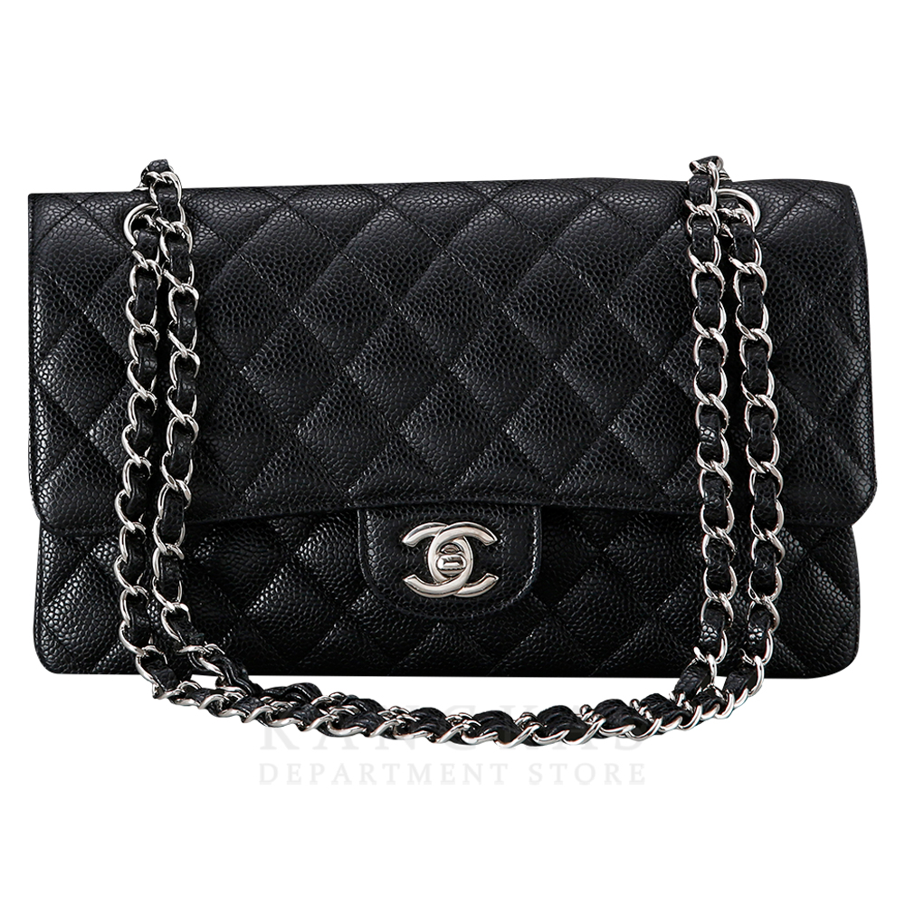 CHANEL(USED)샤넬 클래식 캐비어 미듐