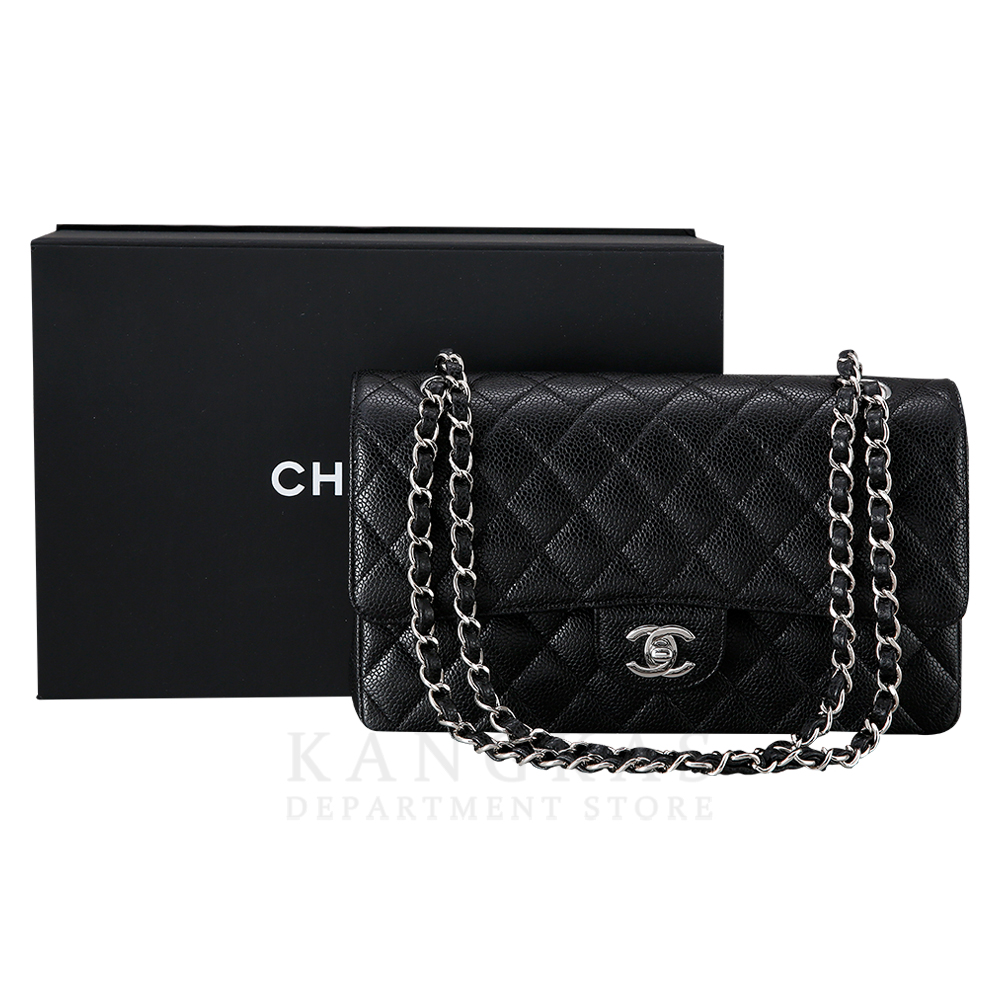CHANEL(USED)샤넬 클래식 캐비어 미듐