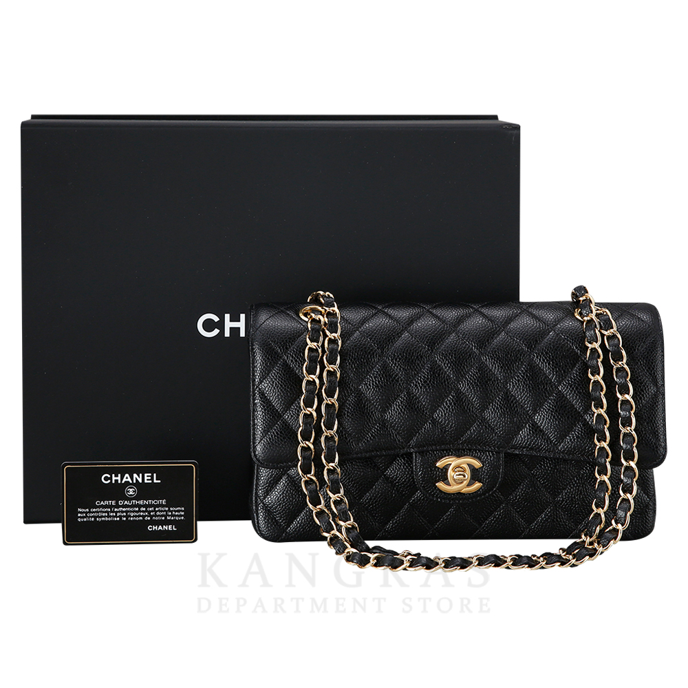 CHANEL(USED)샤넬 클래식 캐비어 미듐