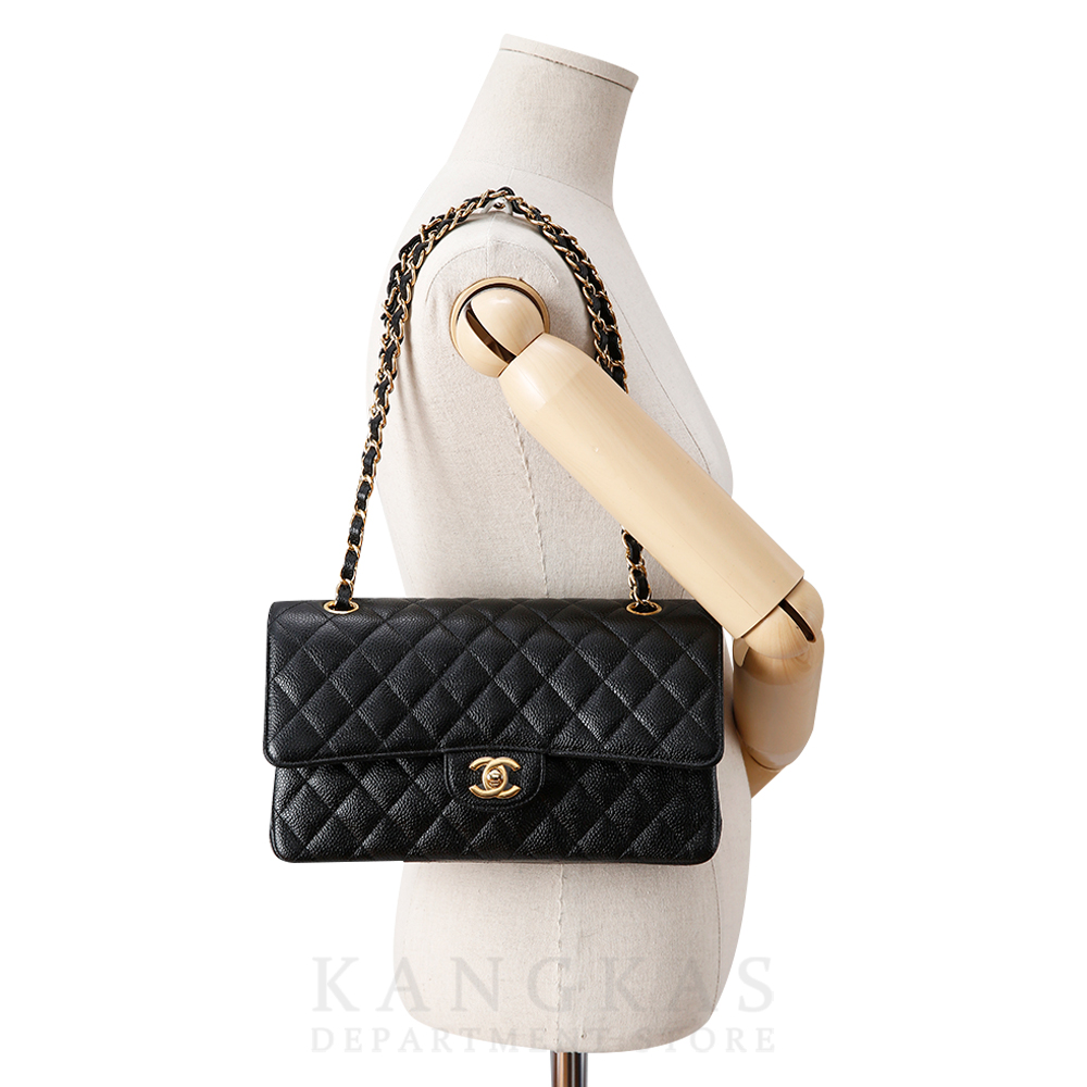 CHANEL(USED)샤넬 클래식 캐비어 미듐