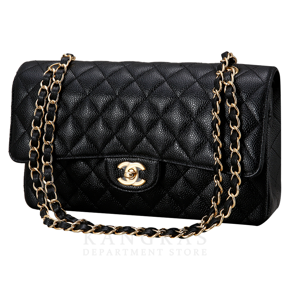 CHANEL(USED)샤넬 클래식 캐비어 미듐