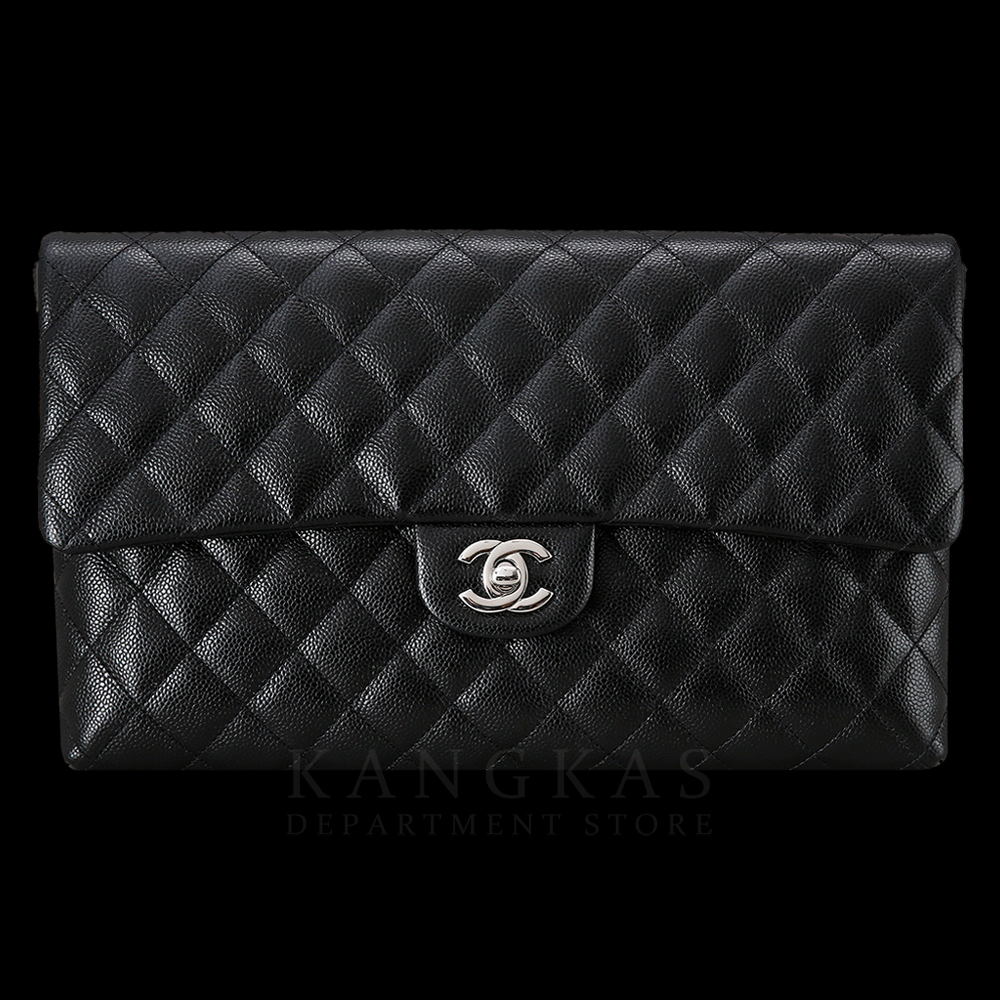 CHANEL(USED)샤넬 캐비어 플랩 클러치