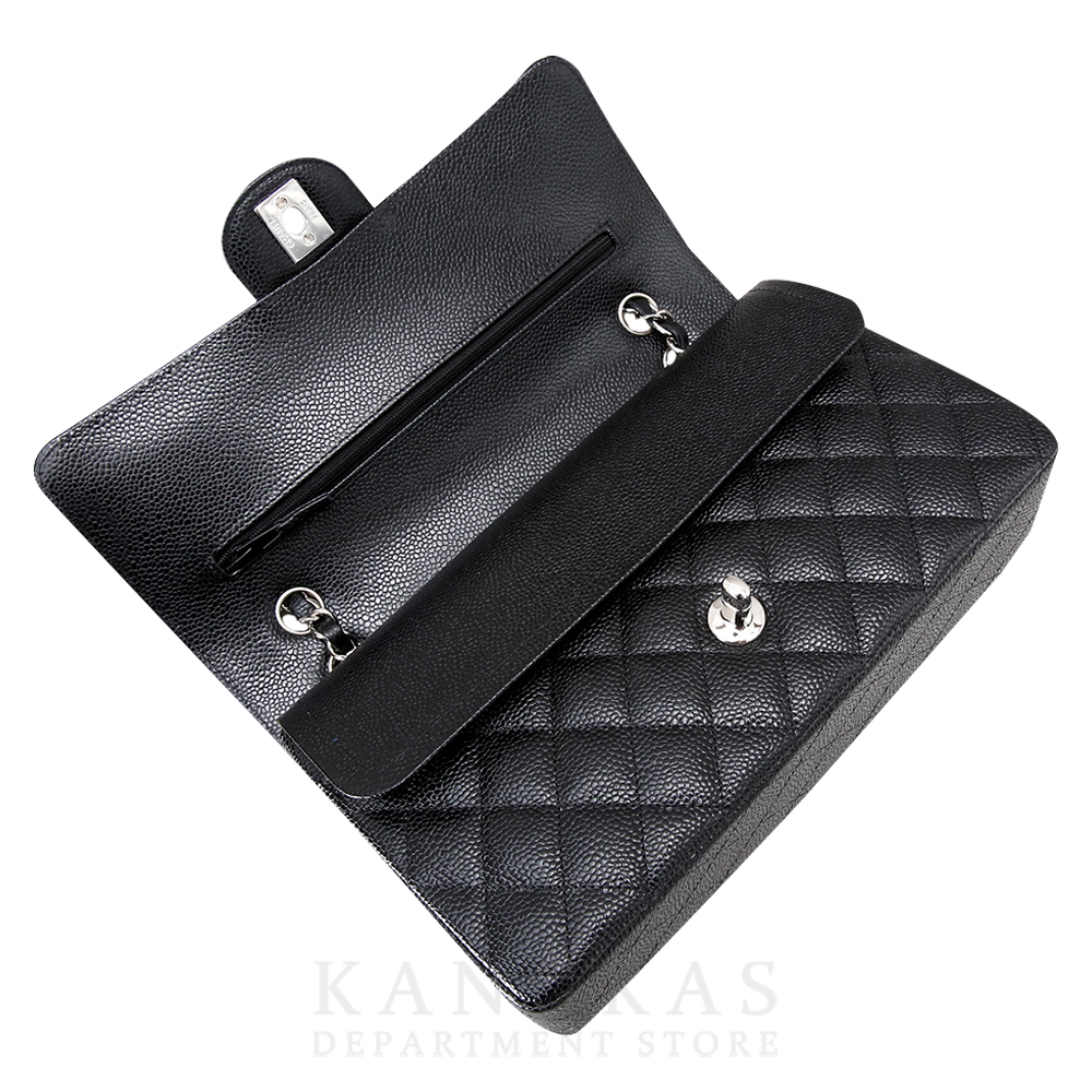CHANEL(USED)샤넬  클래식 캐비어 미듐 블랙