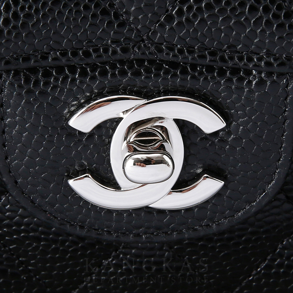 CHANEL(USED)샤넬  클래식 캐비어 미듐 블랙