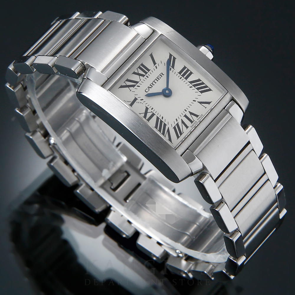 CARTIER(USED)까르띠에 탱크 프랑세스 스틸 스몰