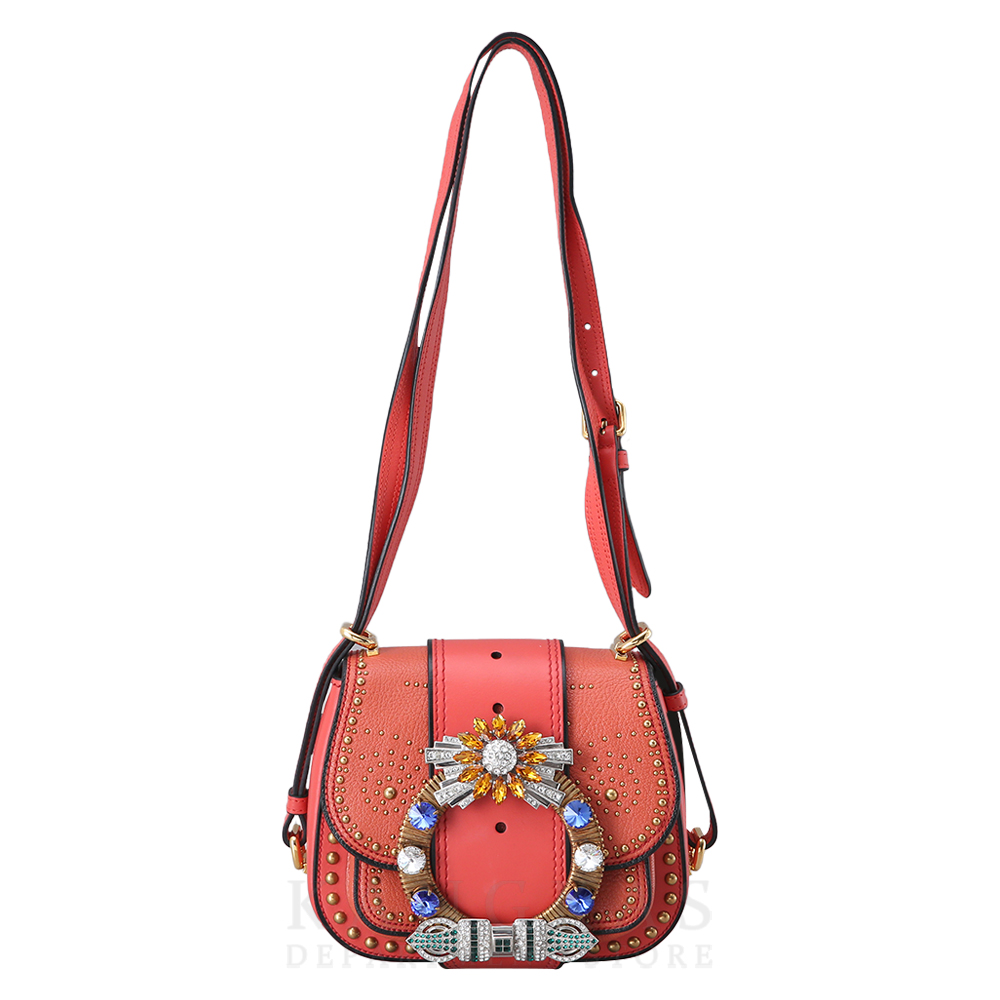 MIU MIU(USED)미우미우  크리스탈 숄더