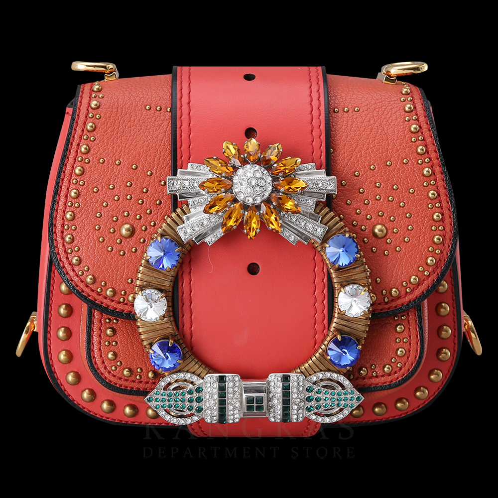 MIU MIU(USED)미우미우  크리스탈 숄더