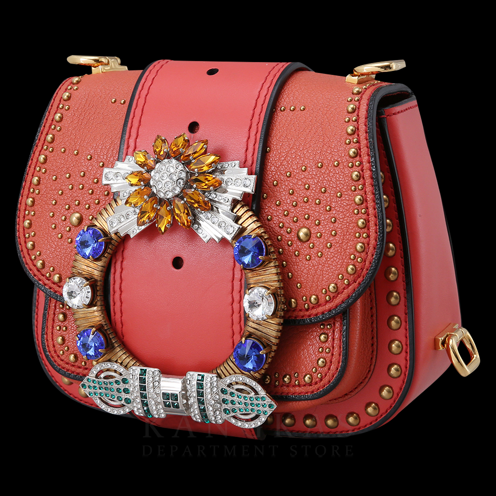 MIU MIU(USED)미우미우  크리스탈 숄더