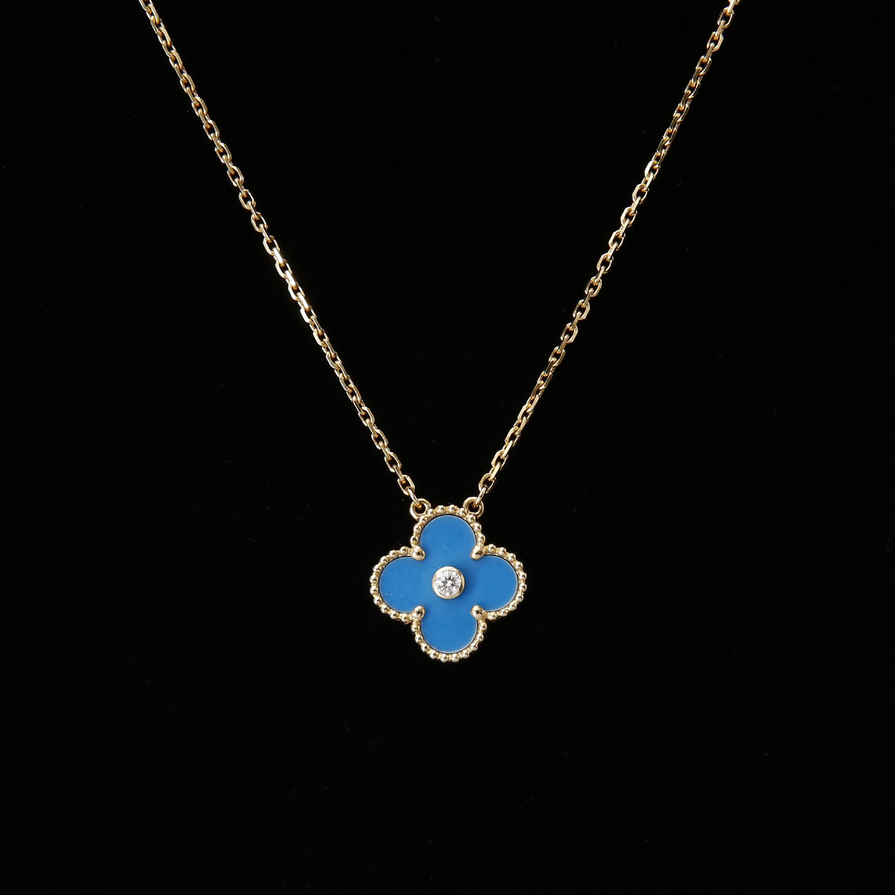 Van Cleef & Arpels(USED)반클리프앤아펠 빈티지 알함브라 다이아 네크리스