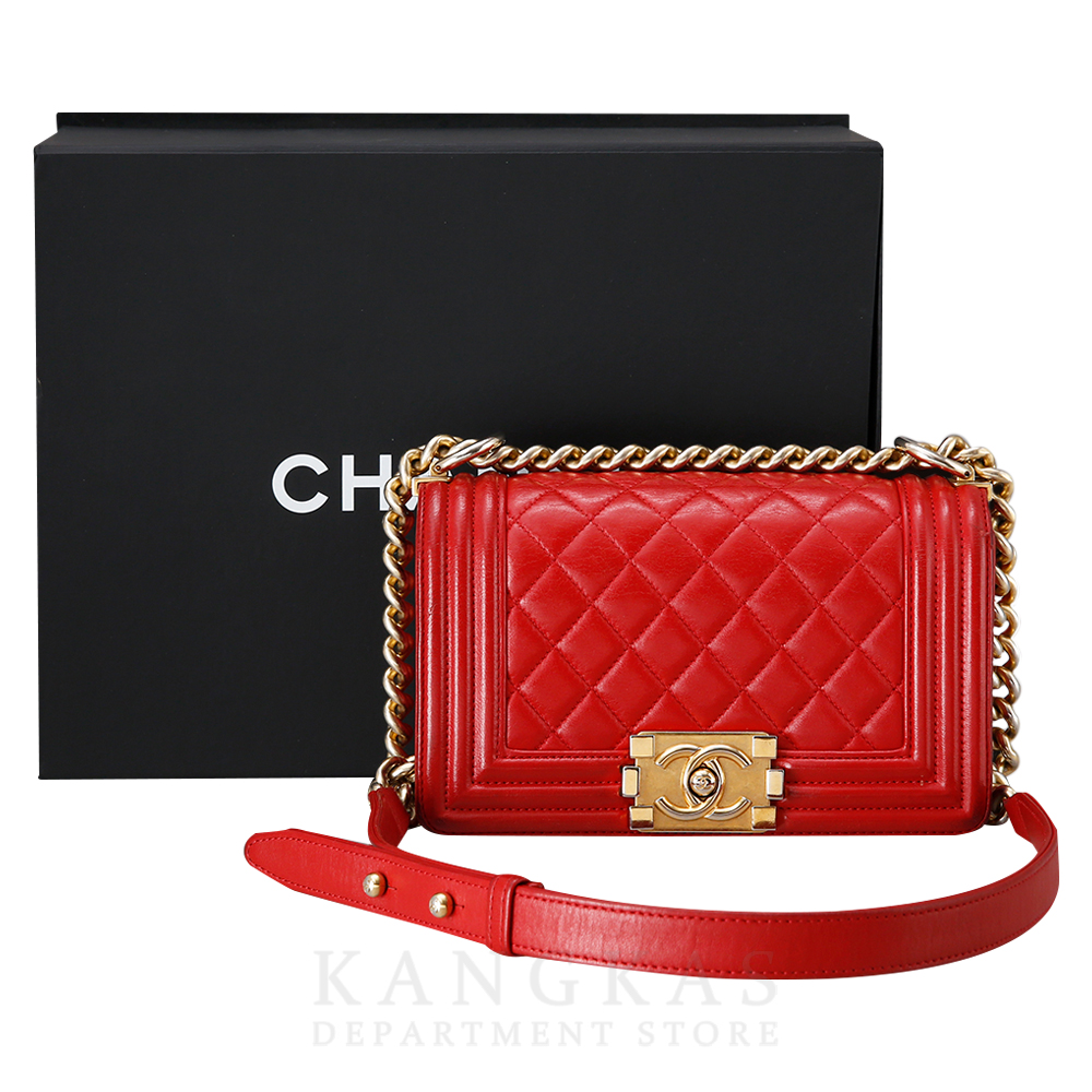 CHANEL(USED)샤넬  보이샤넬 캐비어 스몰