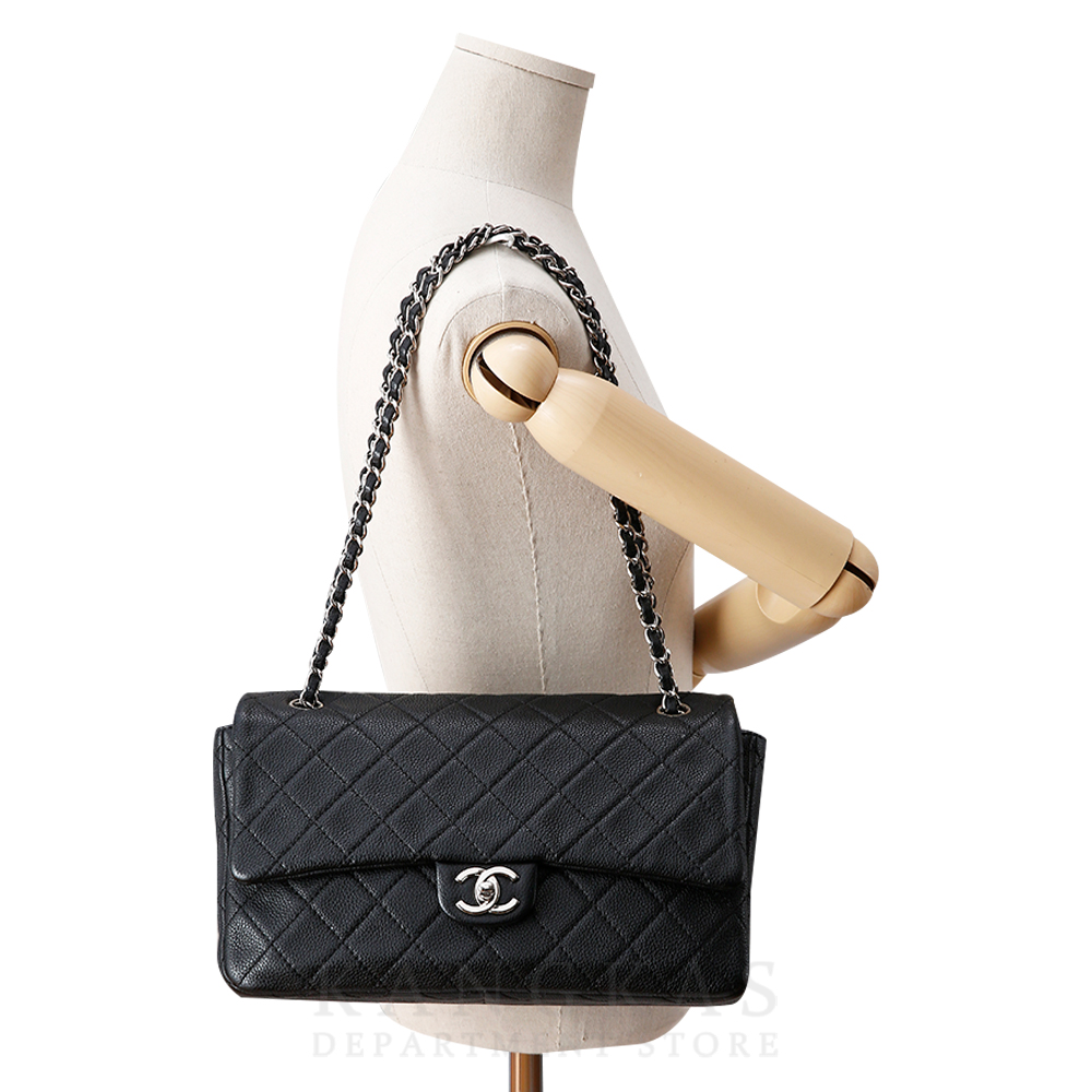 CHANEL(USED)샤넬 시즌 캐비어 플랩 체인백