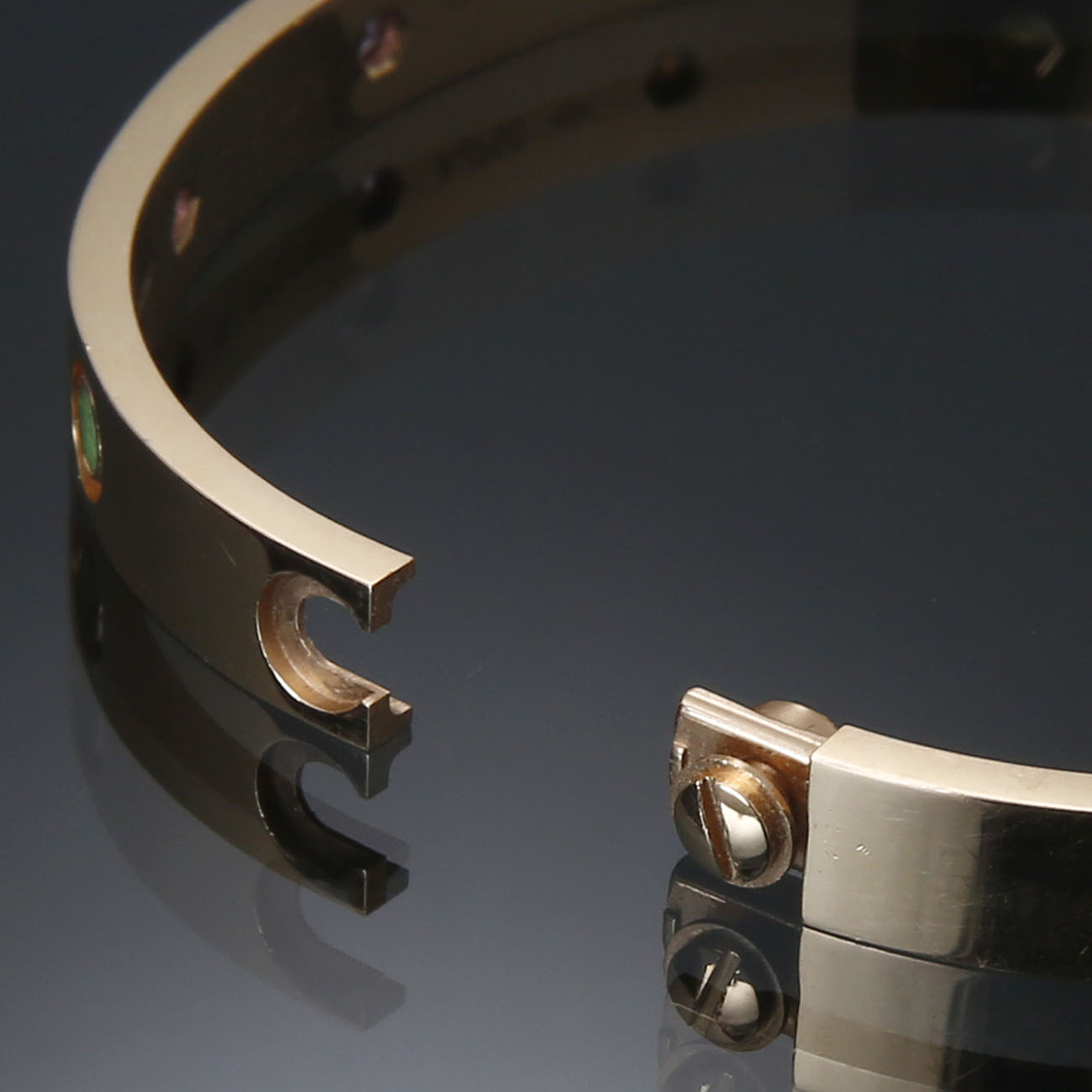 CARTIER(USED)까르띠에 멀티 컬러 10P 러브 브레이슬릿 #16