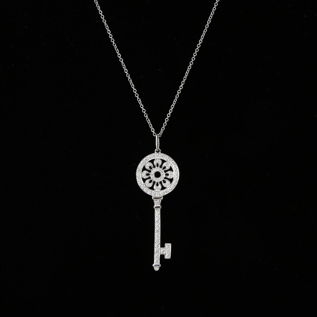 TIFFANY(USED)티파니 페탈 키 펜던트 네크리스