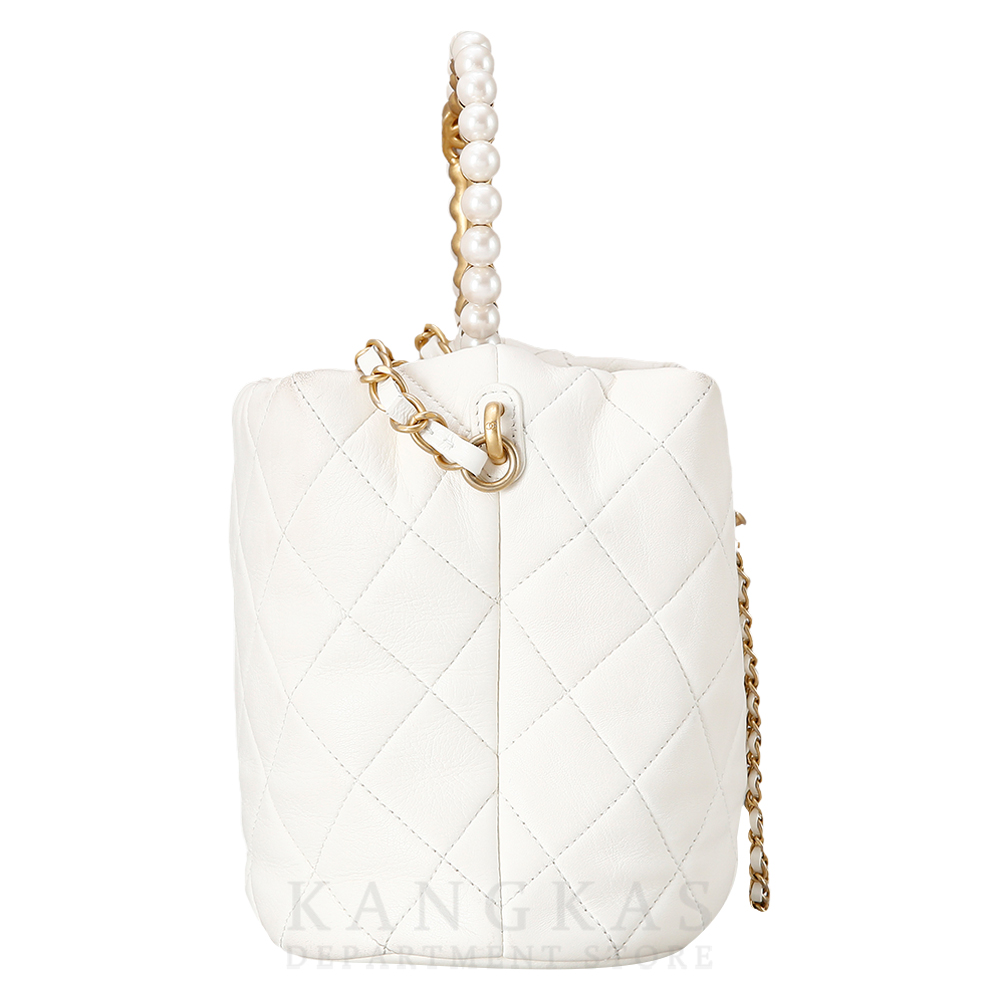 CHANEL(USED)샤넬 시즌 진주 탑 핸들 드로스트링