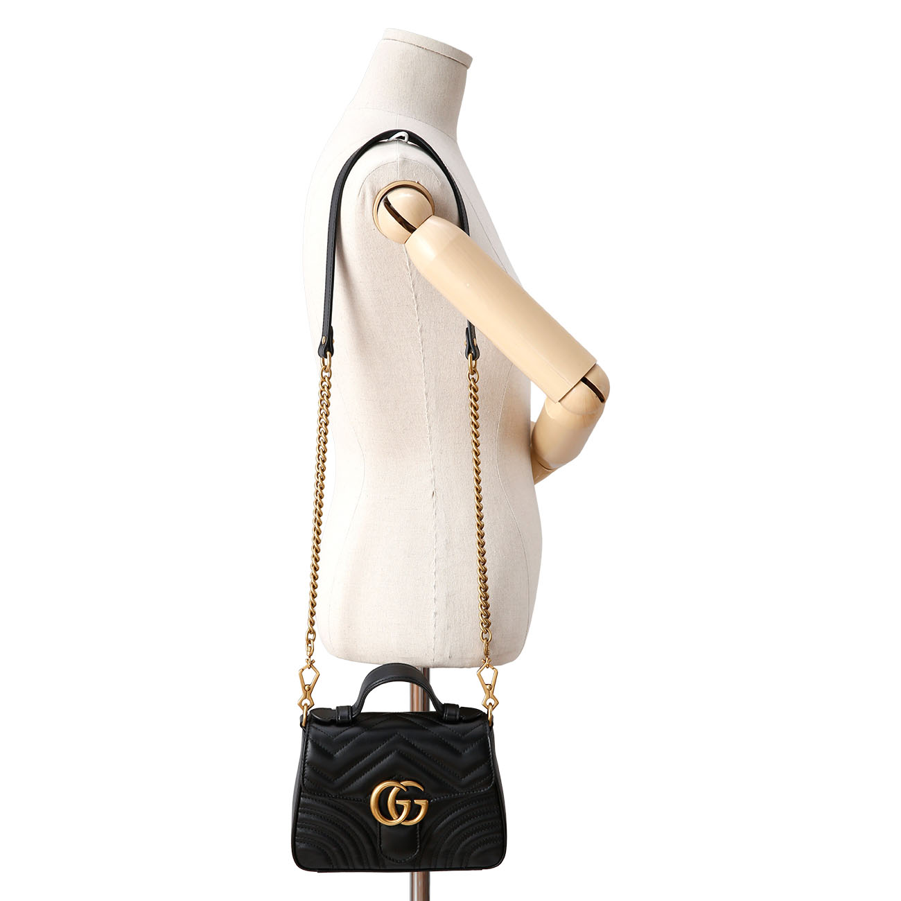 GUCCI(USED)구찌 547260 GG마몽 마틀라세 탑 핸들백