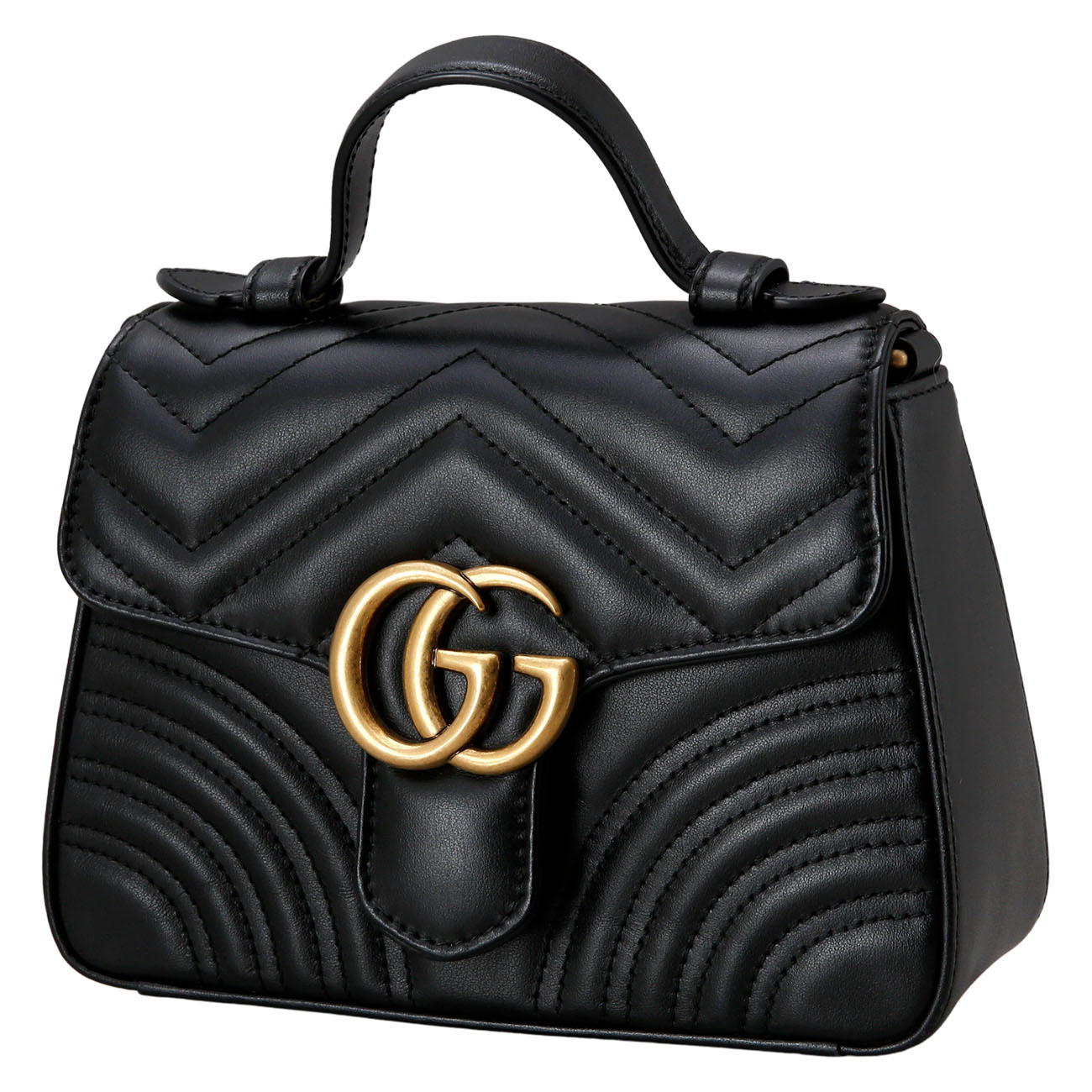 GUCCI(USED)구찌 547260 GG마몽 마틀라세 탑 핸들백