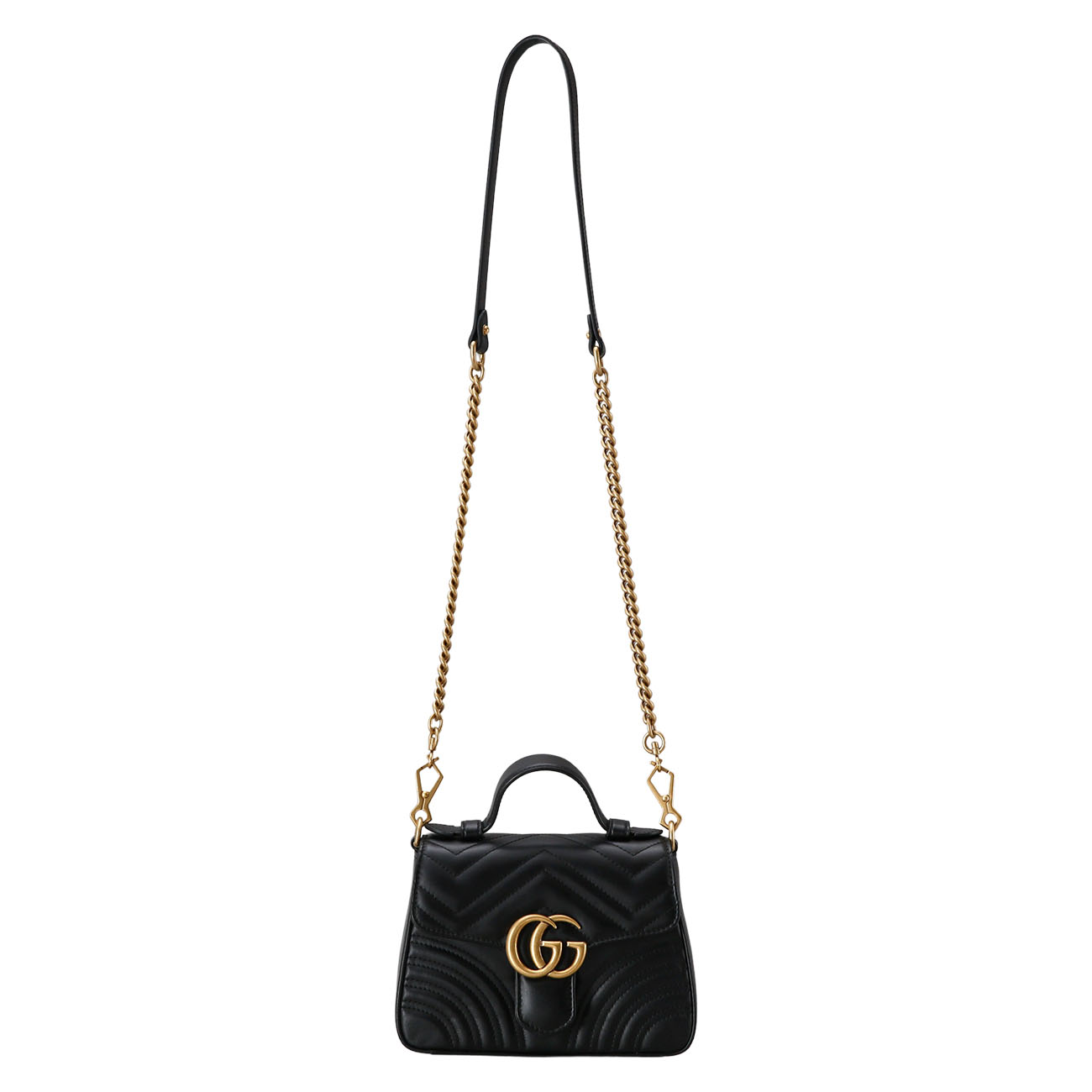 GUCCI(USED)구찌 547260 GG마몽 마틀라세 탑 핸들백