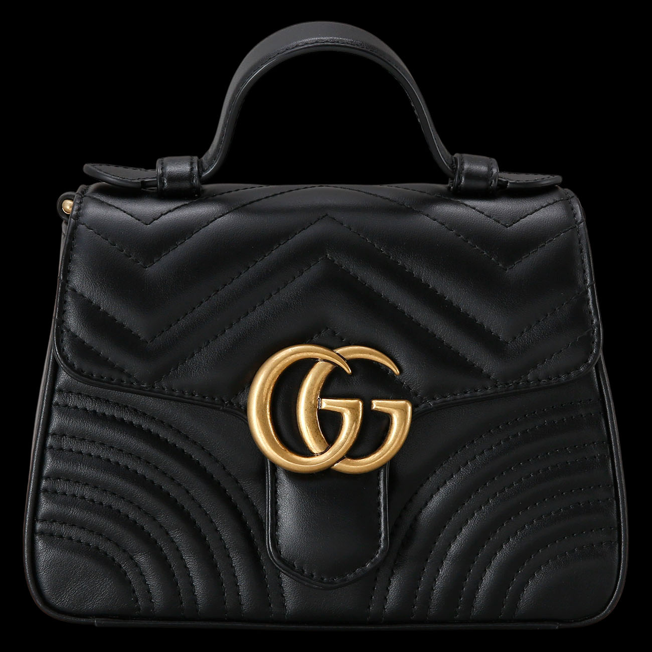 GUCCI(USED)구찌 547260 GG마몽 마틀라세 탑 핸들백