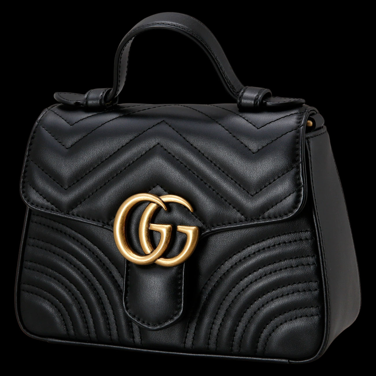 GUCCI(USED)구찌 547260 GG마몽 마틀라세 탑 핸들백