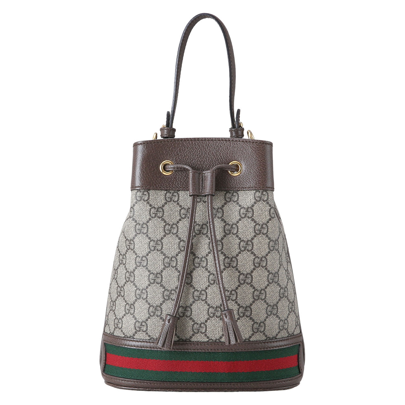 GUCCI(USED)구찌 오피디아 수프림 PVC 스몰 버킷백