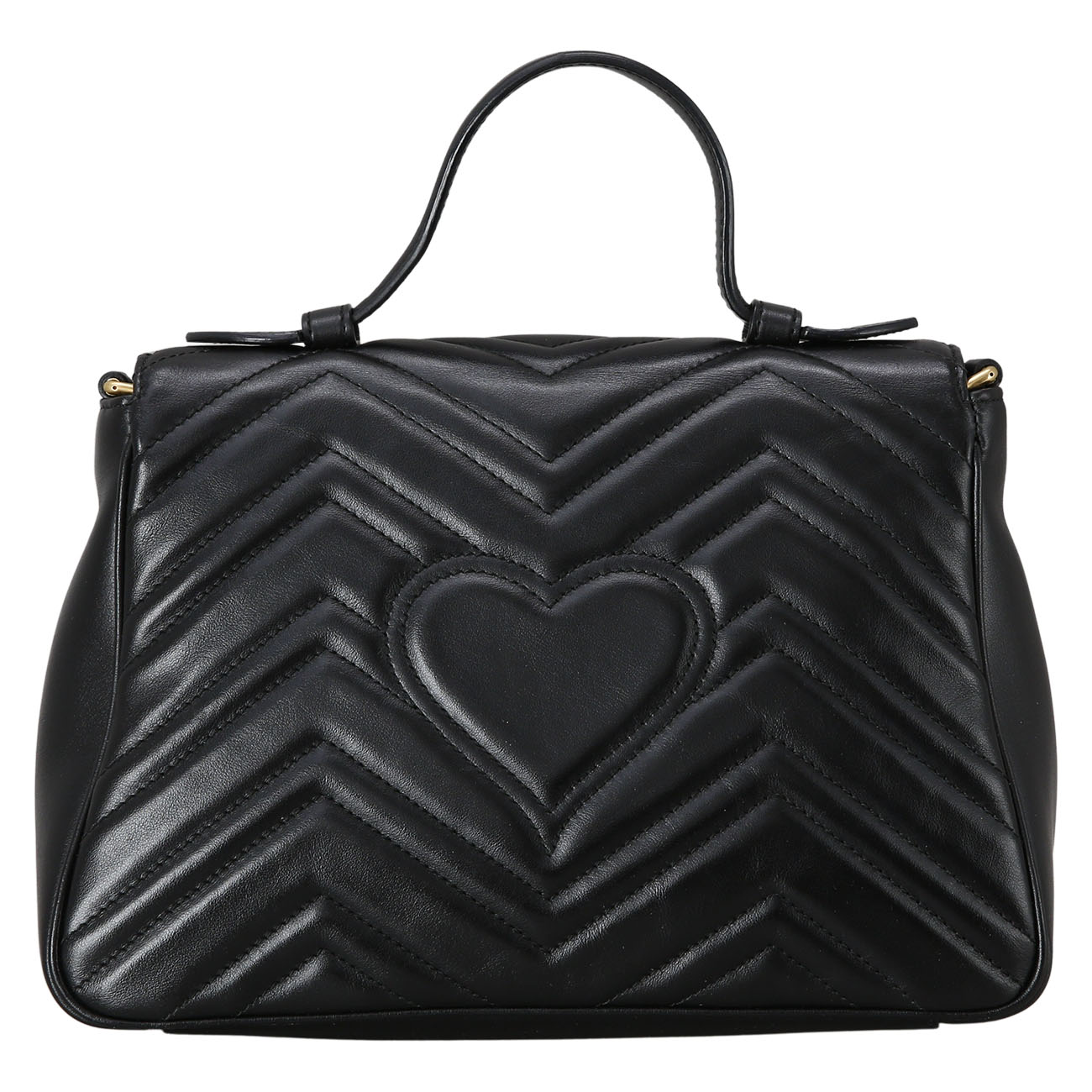 GUCCI(USED)구찌 498110 GG마몽 마틀라세 탑 핸들백 미디움